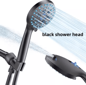 Multifunctional Shower With Pressurized Nozzle And Nozzle (Option: black Type A)