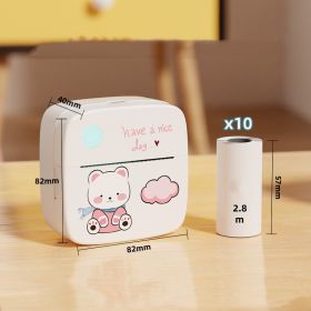 Student HD Wrong Question Printer Portable Mini Learning Machine (Option: Pink With Adhesive X10)