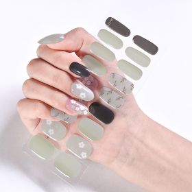 Removable Wear Nail Stickers Full Stickers (Option: JK221)