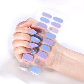 Removable Wear Nail Stickers Full Stickers (Option: JK193)