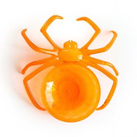 Qingdi Skull Spider Candy Plate Halloween Decorations (Option: Orange Spider)