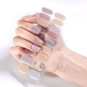 Removable Wear Nail Stickers Full Stickers (Option: JK197)