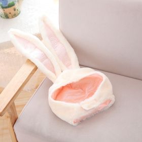 Bunny Ears Hat Headgear Photo Props (Option: Beige-Average Size)