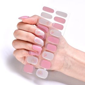 Removable Wear Nail Stickers Full Stickers (Option: JK192)