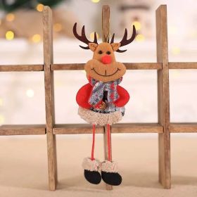 Christmas Decorations Small Gifts For Children Doll Ornaments (Option: BC57 Deer Lanyard Doll)