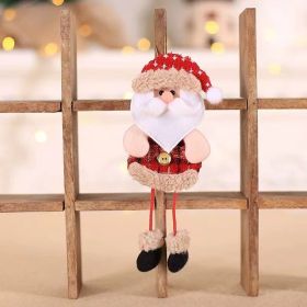 Christmas Decorations Small Gifts For Children Doll Ornaments (Option: BC55 Old Man Lanyard Doll)