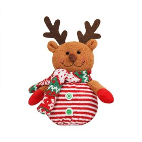 Christmas Knitted Plush Doll Puffed Bag (Option: Elk)