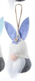 Easter Bunny Variety Of Wool Ornaments (Color: Dark Blue)