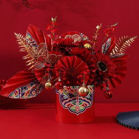 Year Of The Dragon New Year Spring Festival Supplies Decoration Ornaments (Option: National Tide National Rhyme)