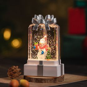 Christmas Birthday Gift Decorations Crystal Lamp Ornaments (Option: Christmas Snowman)