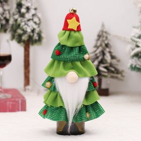 Christmas Decorations Forest Man Cake Dress Bottle Cover (Option: GJT188 Male)