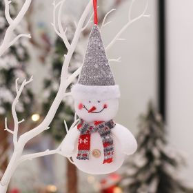 Christmas Decorations Christmas Tree Cartoon Doll Pendant (Option: Snowman Doll Pendant)