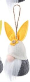 Easter Bunny Variety Of Wool Ornaments (Color: Orange)