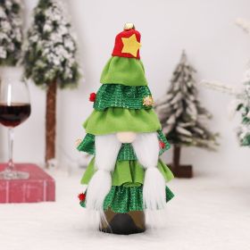 Christmas Decorations Forest Man Cake Dress Bottle Cover (Option: GJT189 Female)