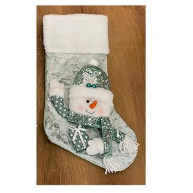 Christmas Decoration Cloth Pendant (Option: Green Snowman)