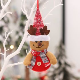 Christmas Decorations Christmas Tree Cartoon Doll Pendant (Option: David's Deer Doll Doll Pendant)