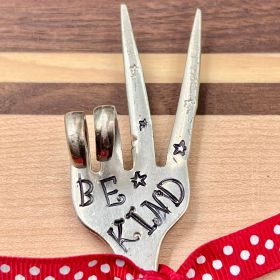 Christmas Decorative Creative Decorative Fork (Option: Be Kind)