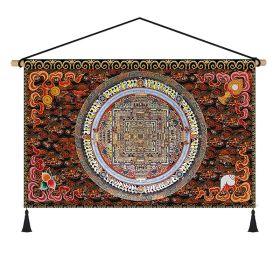 Fabrics Hanging Picture Bedside Retro Ethnic Style Cloth Painting (Option: Figure B-Width 65cm Height 45cm)