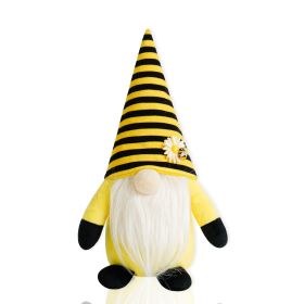 Bee Day Little  Rudolf Doll Ornaments (Option: Black And Yellow)