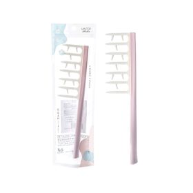 Root Broken Hair Finishing Solution Width Teeth Styling Comb (Color: Pink)