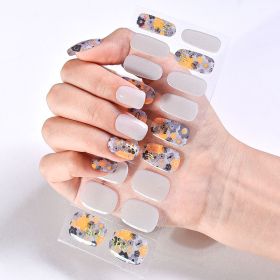 Removable Wear Nail Stickers Full Stickers (Option: JK196)