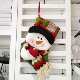 Fashion Personalized Christmas Socks Gift Bag (Option: 1929 Snowman)