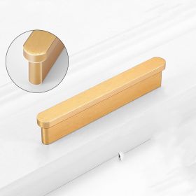 Gold Wardrobe Door Handle Lengthened Aluminum Alloy Cabinet Drawer Cabinet Door Handle (Option: L5319 Brushed Gold96)