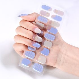 Removable Wear Nail Stickers Full Stickers (Option: JK195)