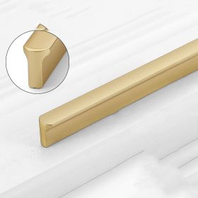 Gold Wardrobe Door Handle Lengthened Aluminum Alloy Cabinet Drawer Cabinet Door Handle (Option: I font Gold192)