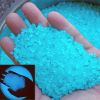 2000pcs/bag Glow In Dark Artificial Stone Gardening Aquarium Landscape Fluorescent Small Stone Vase Hourglass Luminous Sand Fluorescent Particles 50g