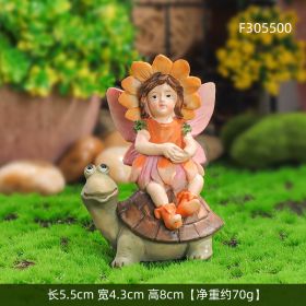 Mini Drunk Gnomes Dwarf Fairy Garden Statue Miniatures Courtyard Elf Figure Resin Micro Landscape Outdoor Figurine Ornaments (Color: F305500)