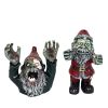 Zombie Gnome Statues, Resin Outdoor Gardening Dwarf Ornaments Halloween Scary Decoartion