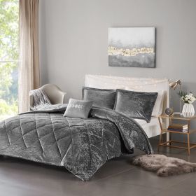 Felicia Velvet Comforter Set (Color: as Pic)