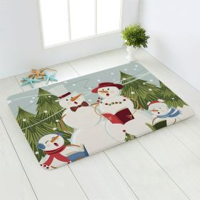 Home Santa Claus Bedroom Floor Mat (Option: Style3-40x60)