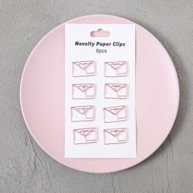 Office Study Materials Bookmark Test Paper Folder (Option: Pink envelope)