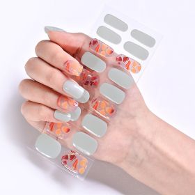 Removable Wear Nail Stickers Full Stickers (Option: JK191)