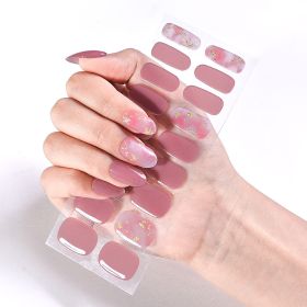 Removable Wear Nail Stickers Full Stickers (Option: JK198)