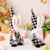 1pc; Easter Bell Rabbit Ear Hat Gnome Doll With Carrot; Easter Ornaments; Holiday Accessory; Birthday Party Supplies; Room Decor; Easter Gifts; Home D