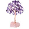 1pc Natural Crystal Tree Crystal Hair Ore Fluorite Base Rich Tree Chakra Amethyst Powder Crystal Ornaments