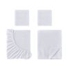 3-4 Piece Vintage Colored Sheets Set Ultra Soft Microfiber Bed Sheets & Pillowcase with Natural Wrinkle Texture