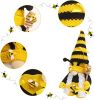 Bumble Bee Gnome Plush Mr and Mrs Honeybee Spring Gnomes Plushie Ornaments