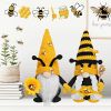 Bumble Bee Gnome Plush Mr and Mrs Honeybee Spring Gnomes Plushie Ornaments