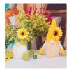 Easter Decorations; Handmade Summer Sunflower Gnomes Faceless Plush Doll