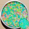 100pcs/bag Glow In The Dark Stones, Glow Rocks Decor Pebbles Stones For Fish Tank, Aquarium Decoration Suitable For All Kinds Of Landscaping