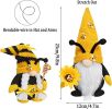 Bumble Bee Gnome Plush Mr and Mrs Honeybee Spring Gnomes Plushie Ornaments