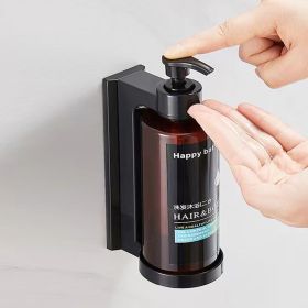 Punch-free Wall-mounted Manual Soap Dispenser (Option: Brown A Style)