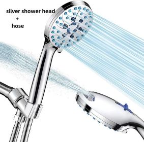 Multifunctional Shower With Pressurized Nozzle And Nozzle (Option: silver Type B)