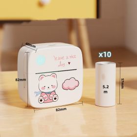 Student HD Wrong Question Printer Portable Mini Learning Machine (Option: Pink Plus Ten Years Paper X10)