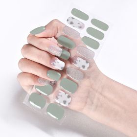 Removable Wear Nail Stickers Full Stickers (Option: JK216)