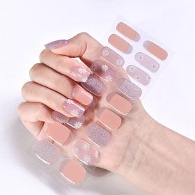 Removable Wear Nail Stickers Full Stickers (Option: JK212)